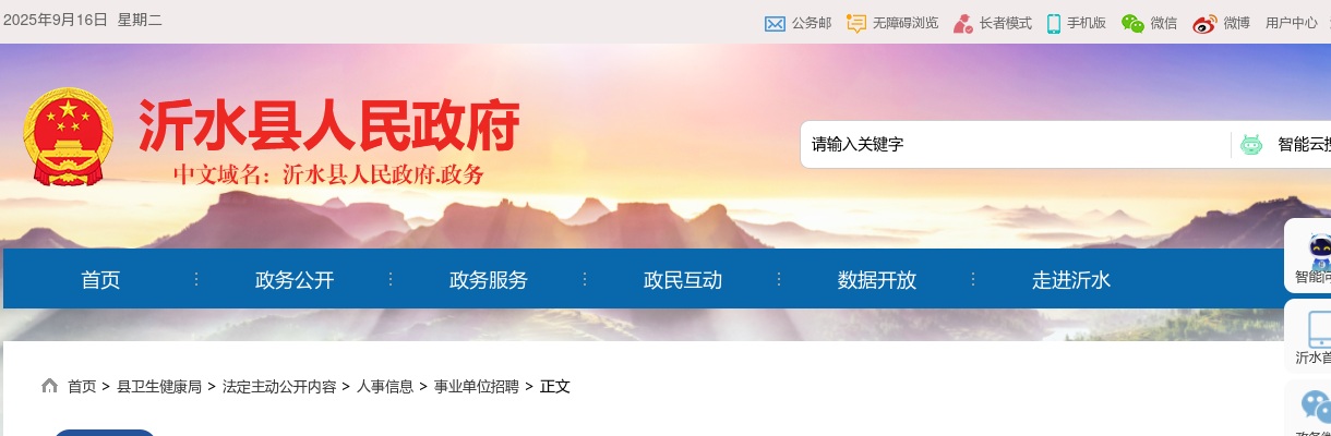 2025山东临沂市沂水县部分事业单位招聘卫生类岗位工作人员考试总成绩的通知 图片